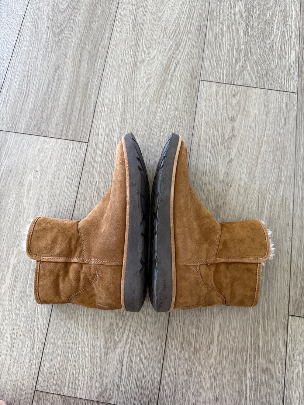 Ugg classic mini Abree Bruno chestnut boots size US 7 - Picture 7 of 11